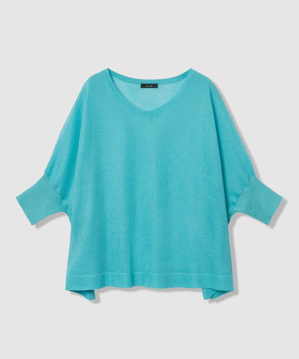 allureville シャイニーシアープルオーバー ブルー (61)