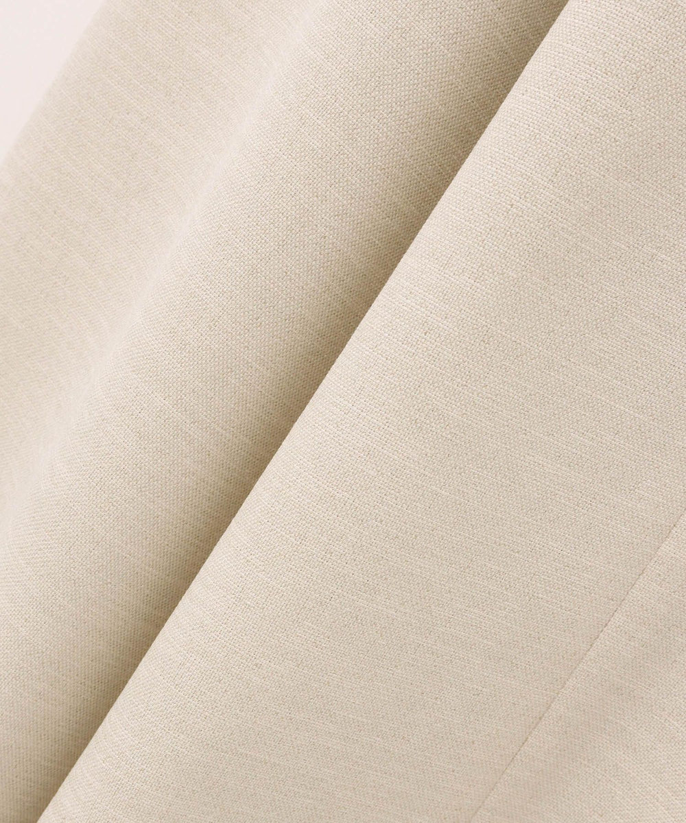 allureville リネンライクオックスノースリワンピース ベージュ (11)