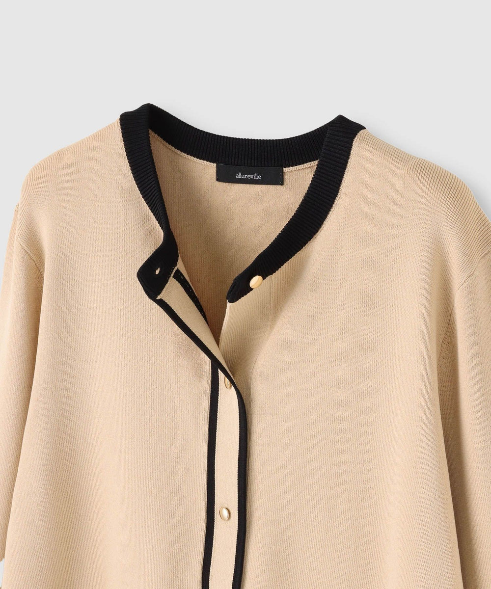 allureville ◇ハイショクポケットクルーカーディガン ベージュ系 (19)
