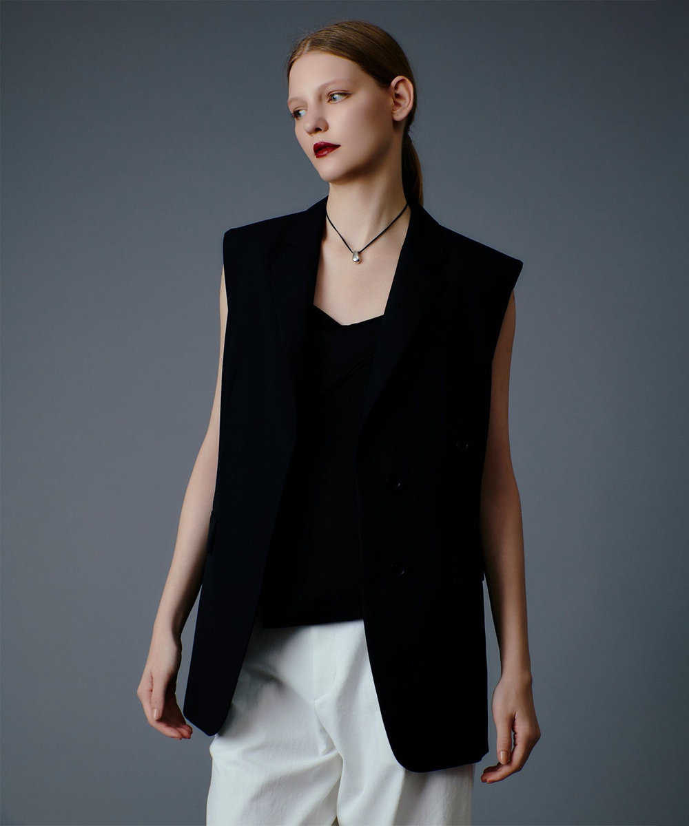 allureville 2WAYノースリジャケット ブラック (95)