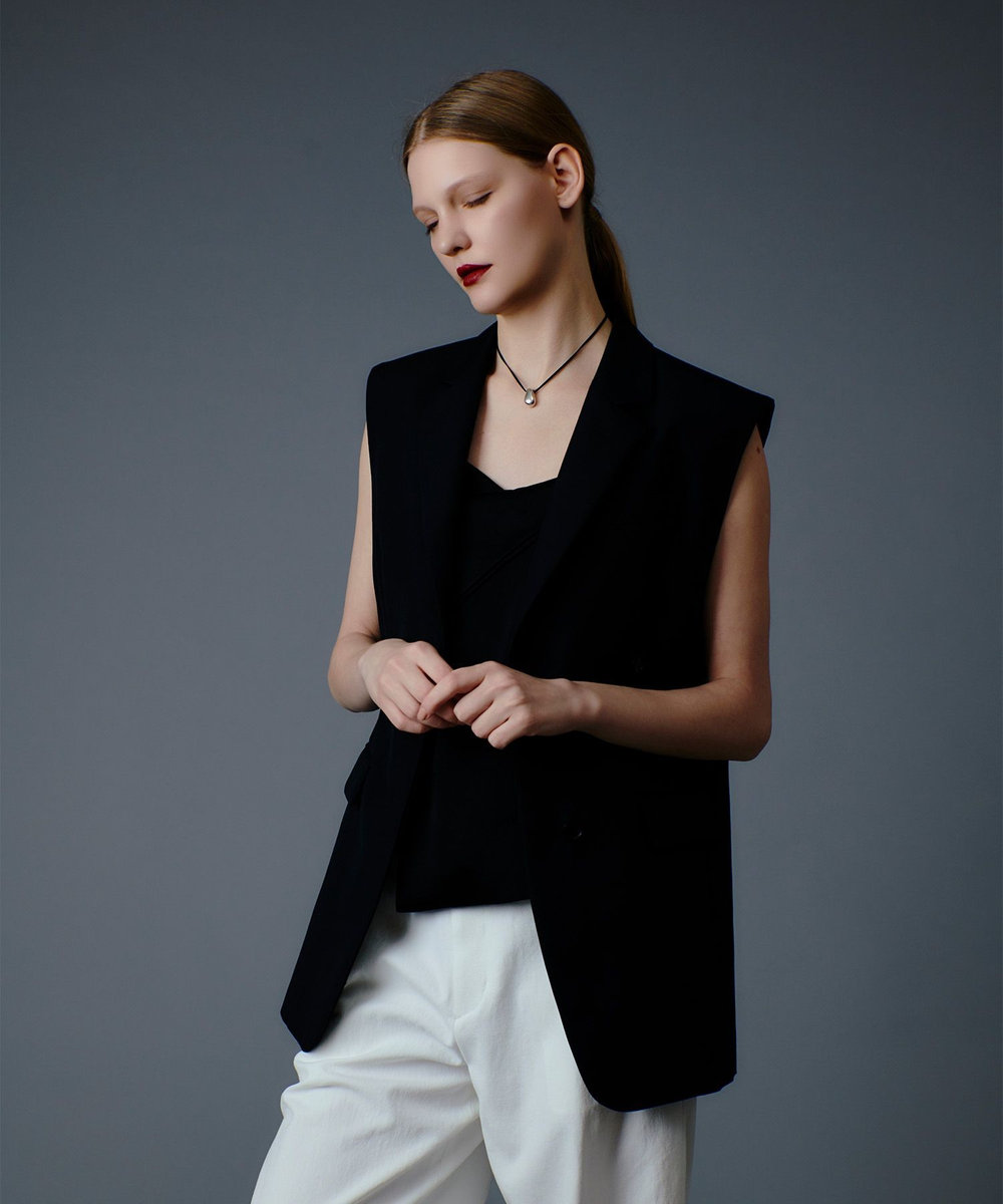 allureville 2WAYノースリジャケット ブラック (95)