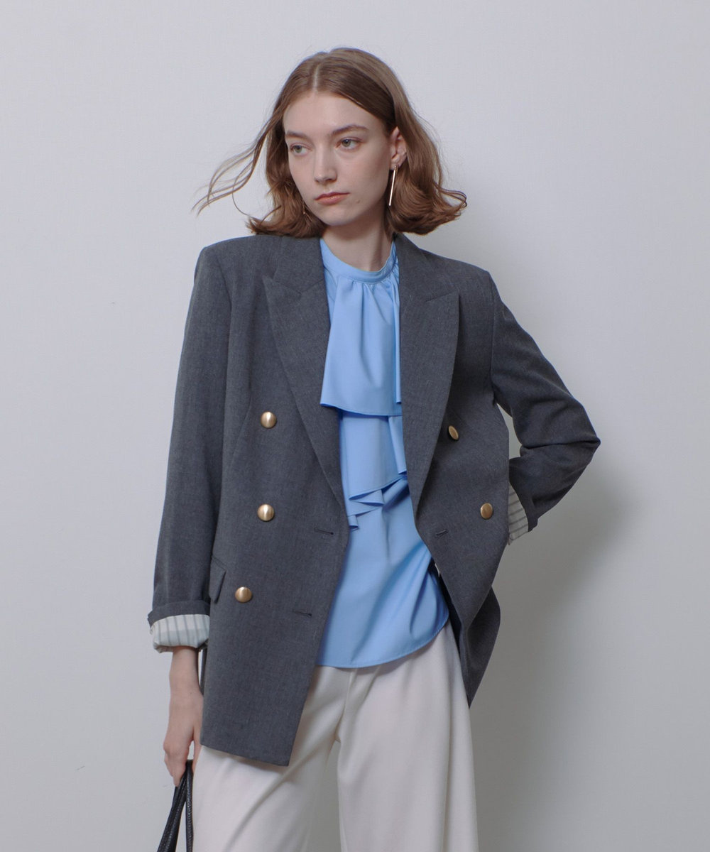 リオペルダブルブレストジャケット|allureville OFFICIAL SITE