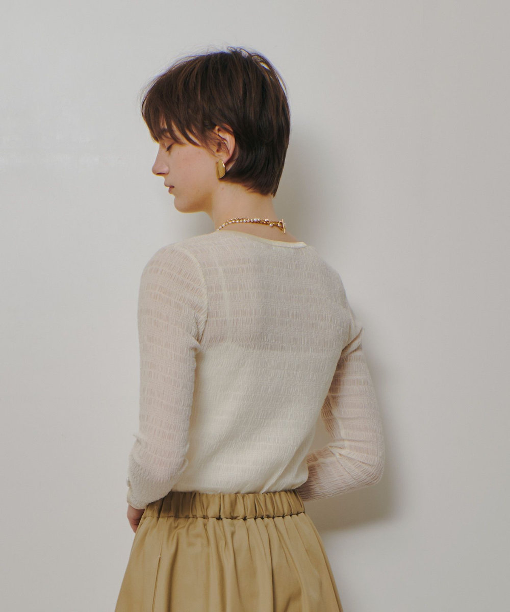 allureville ランダムシャーリングプルオーバー アイボリー (04)