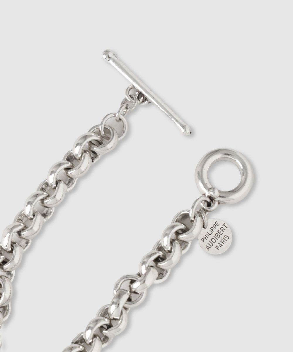 buying 【PHILIPPE AUDIBERT(フィリップオーディベール)】SPENCER BRACELET シルバー (90)