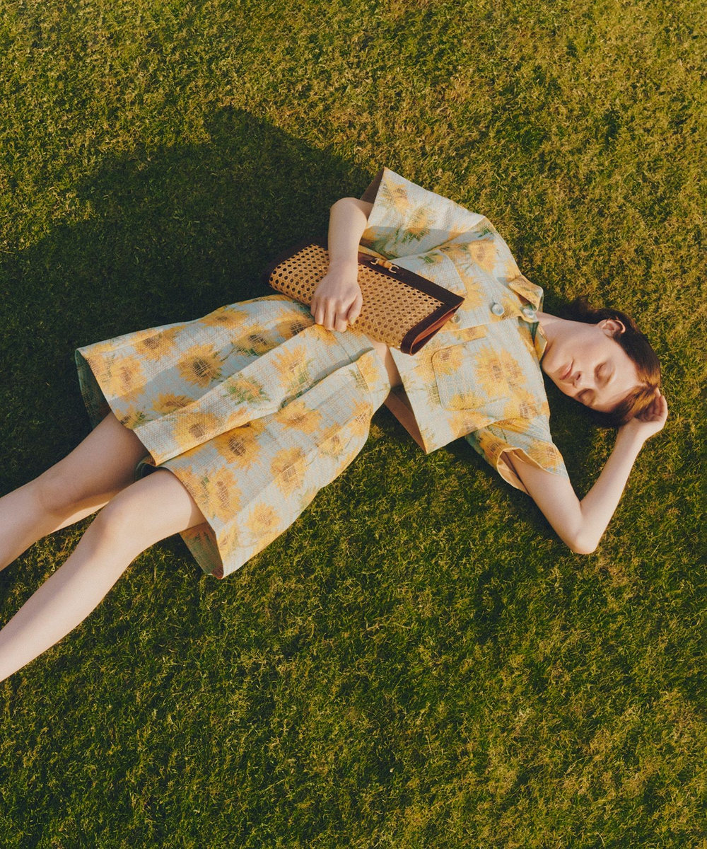 LOULOU WILLOUGHBY サンフラワーJQショートパンツ イエロー系 (26)