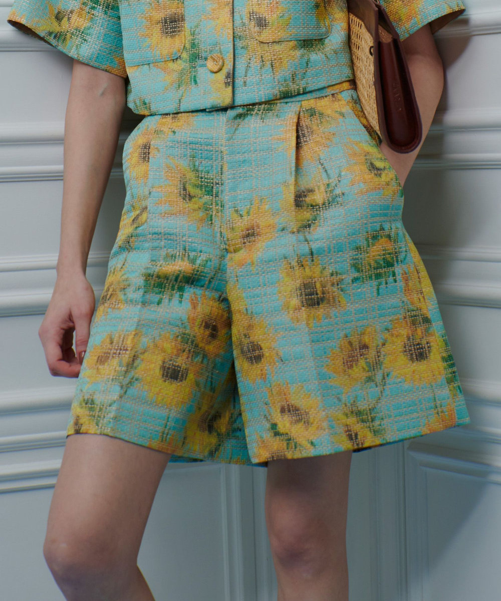 LOULOU WILLOUGHBY サンフラワーJQショートパンツ イエロー系 (26)