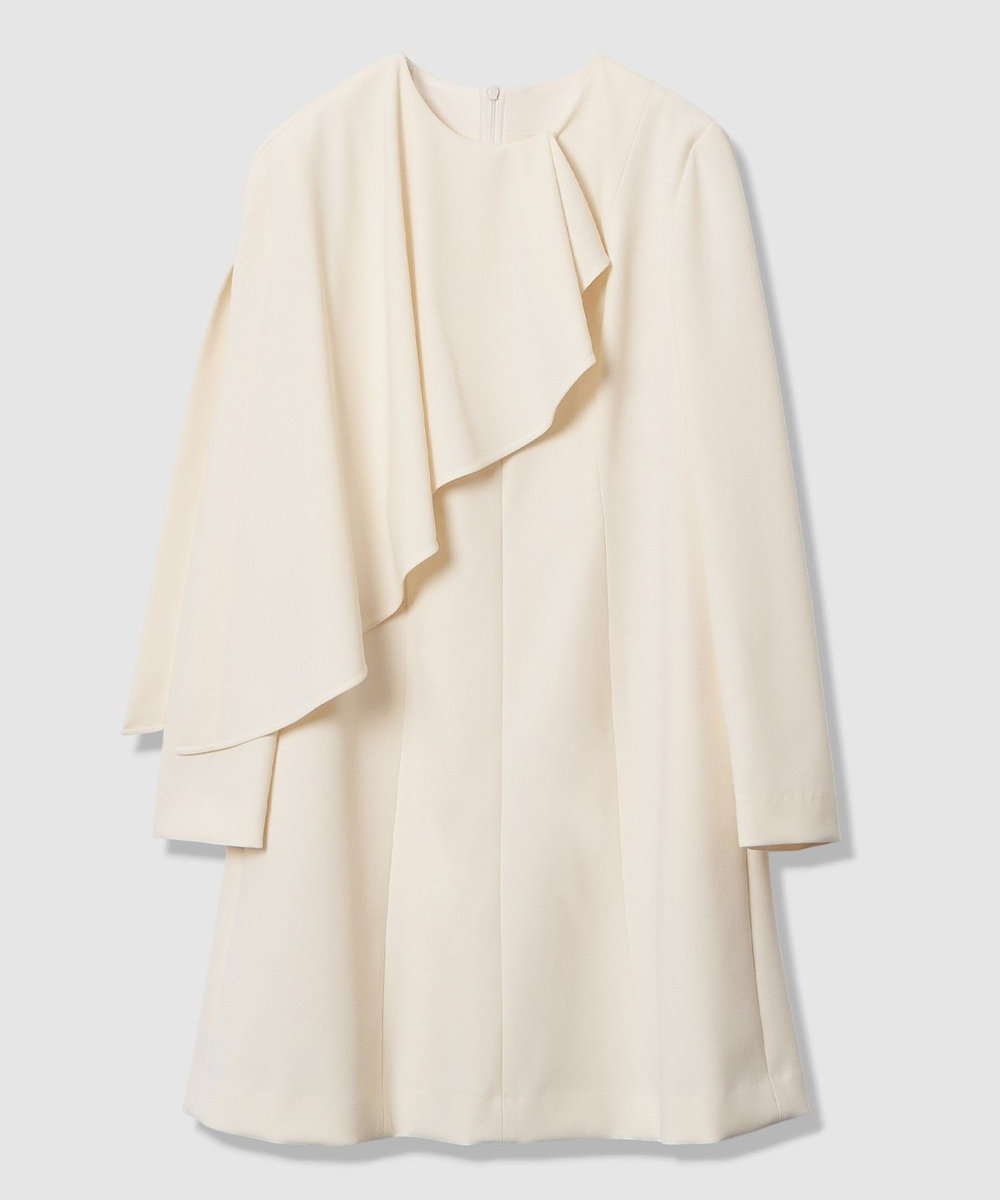 LOULOU WILLOUGHBY 【LOULOU WILLOUGHBY】2WAYケープワンピース オフホワイト (02)