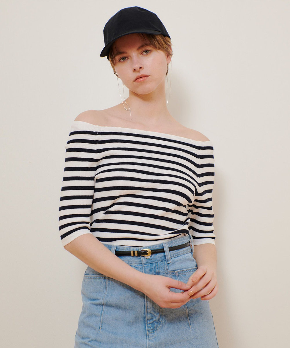 2WAY ネック5分袖プルオーバー|allureville OFFICIAL SITE / ONLINE