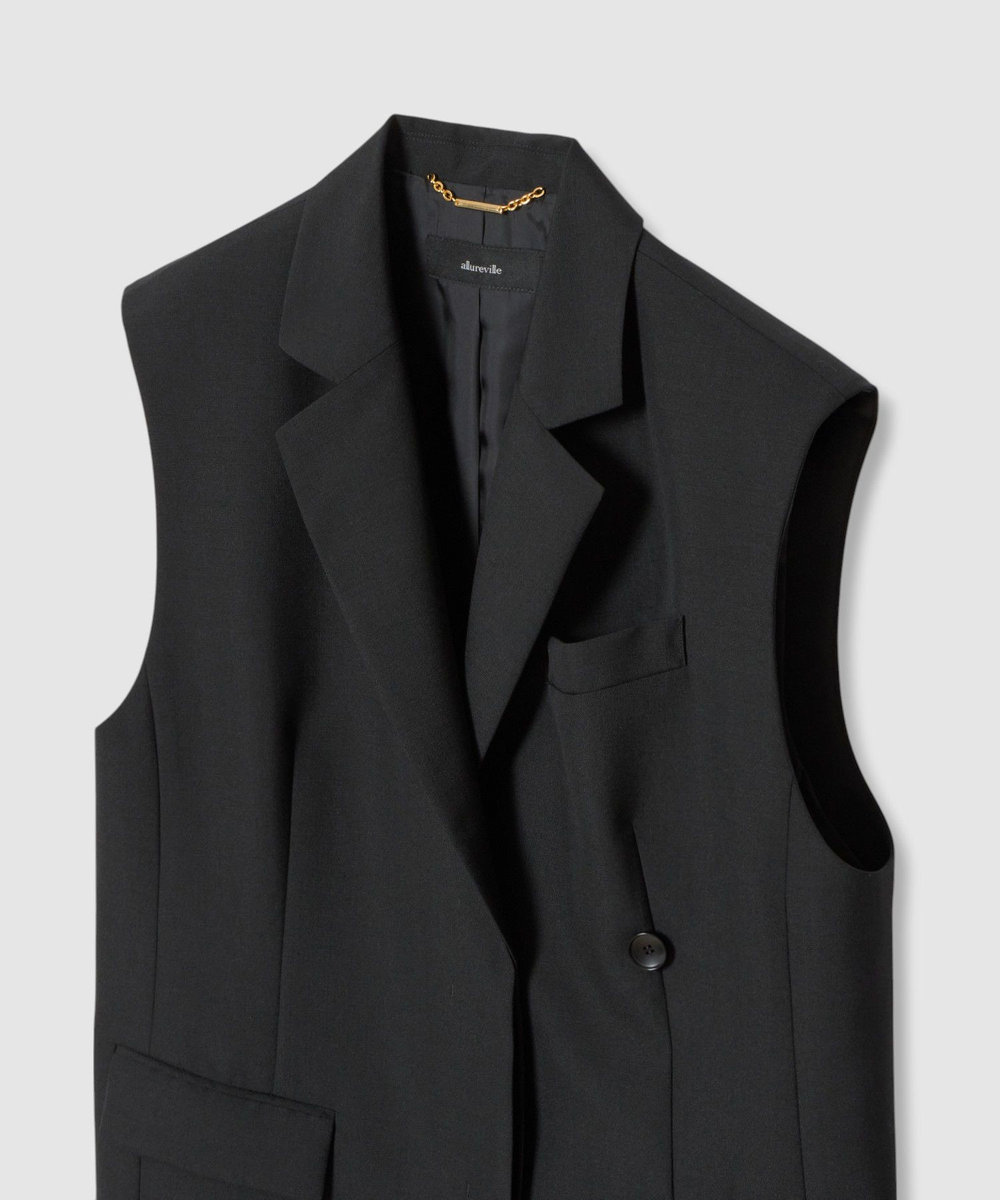 allureville 2WAYノースリジャケット ブラック (95)