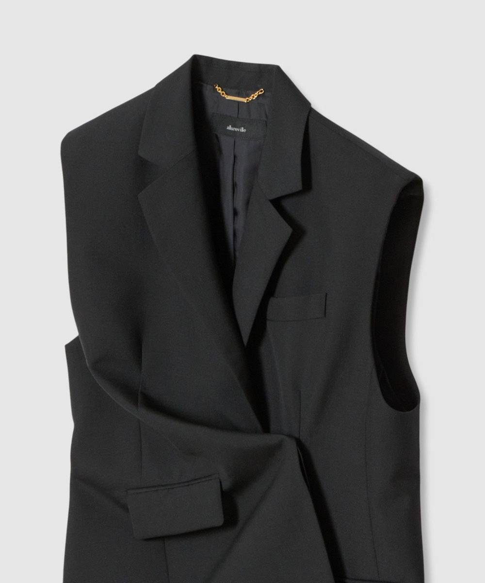 allureville 2WAYノースリジャケット ブラック (95)