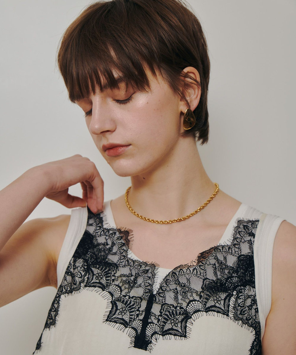 allureville レースキャミ オフホワイト (02)