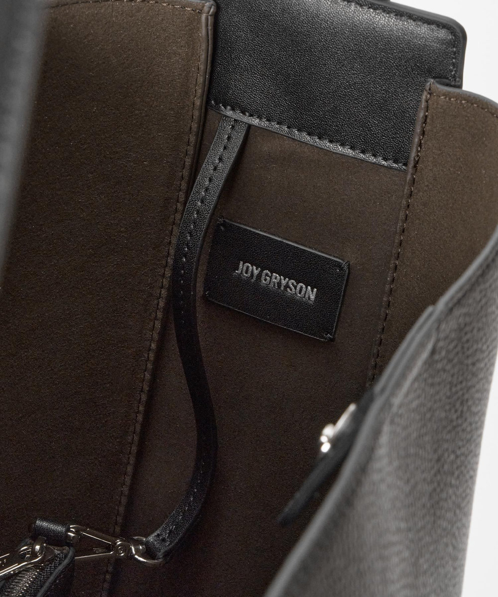buying 【JOY GRYSON(ジョイ グライソン) 】 CRESCENT BUCKET トートバッグ ブラック (95)