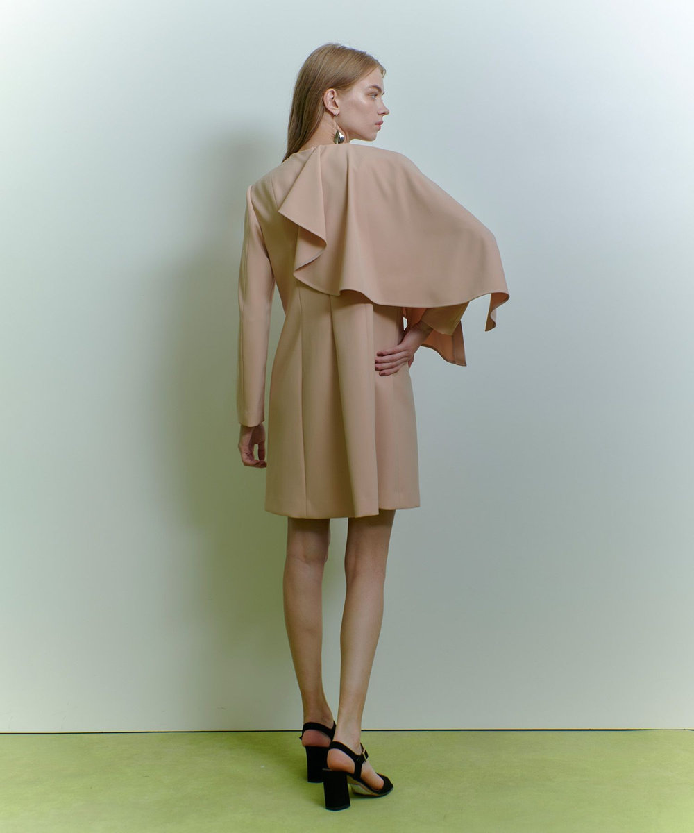 LOULOU WILLOUGHBY 【LOULOU WILLOUGHBY】2WAYケープワンピース ピンク (41)