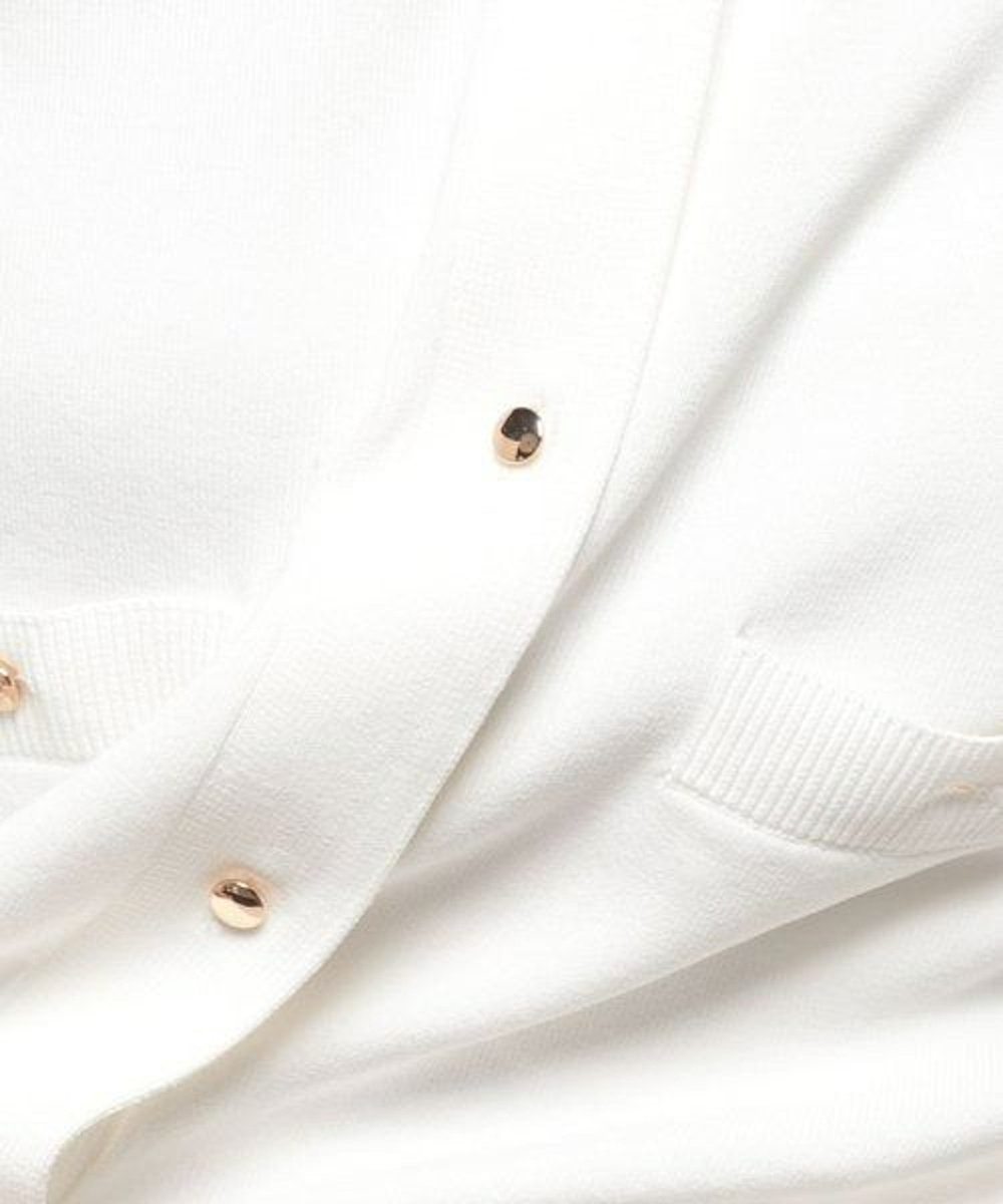 allureville ◇ポケットクルーカーディガン オフホワイト (02)