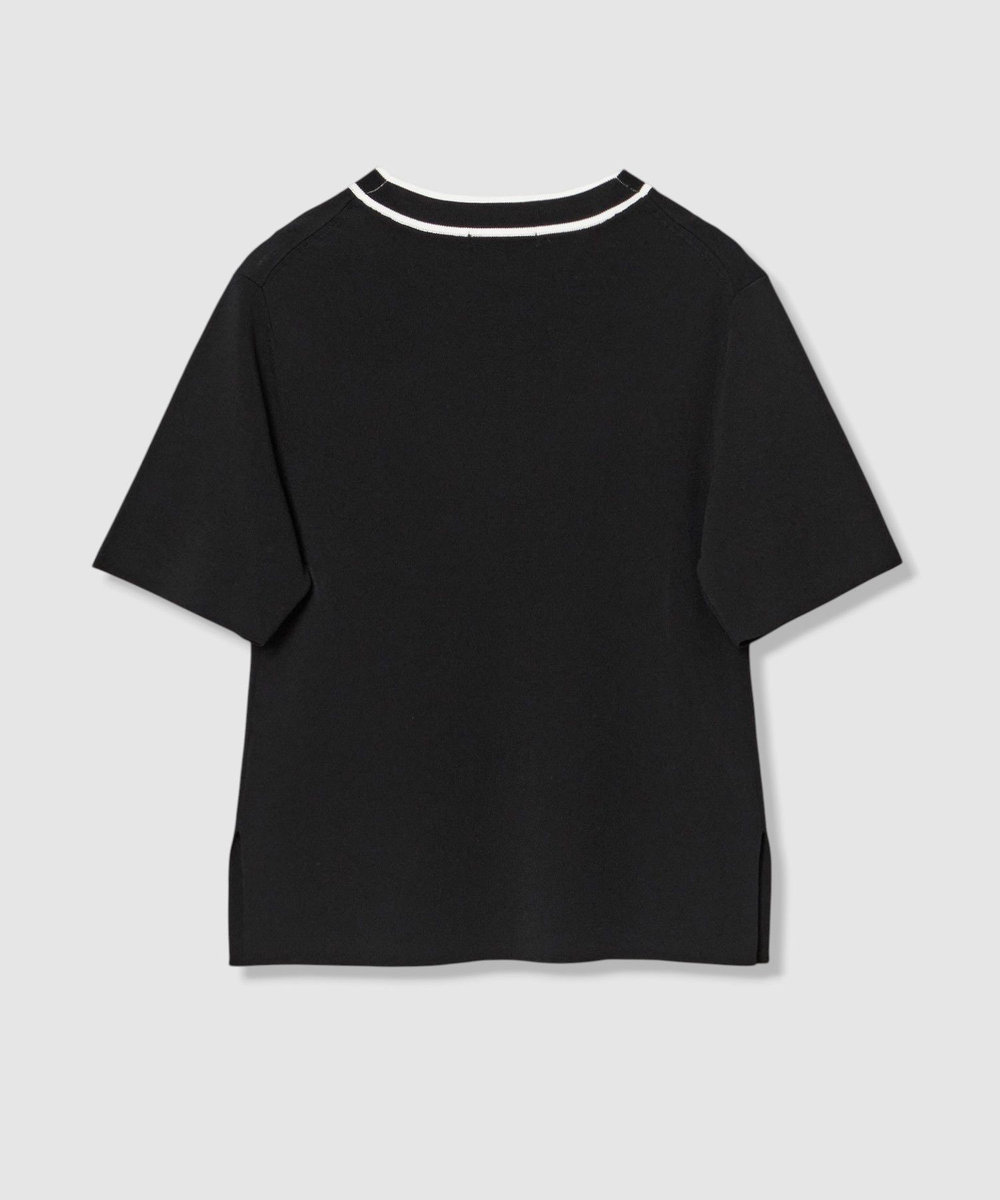 allureville ラインボウタイプルオーバー ブラック (95)