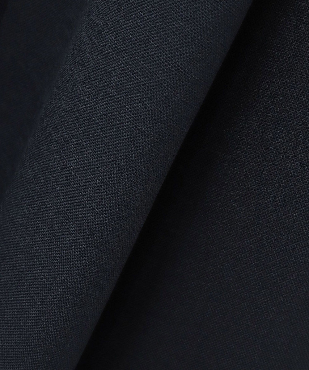 allureville リネンライクオックスノースリワンピース ネイビー (65)