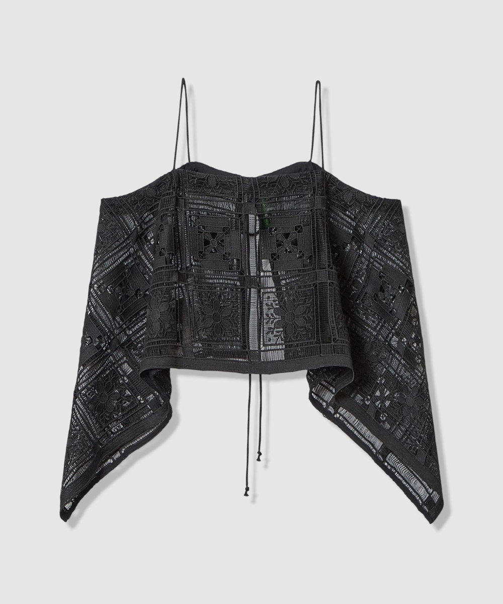 buying 【MATOKA MATOKA(マトカ マトカ)】CAMISOLE BLOUSE ブラック (95)