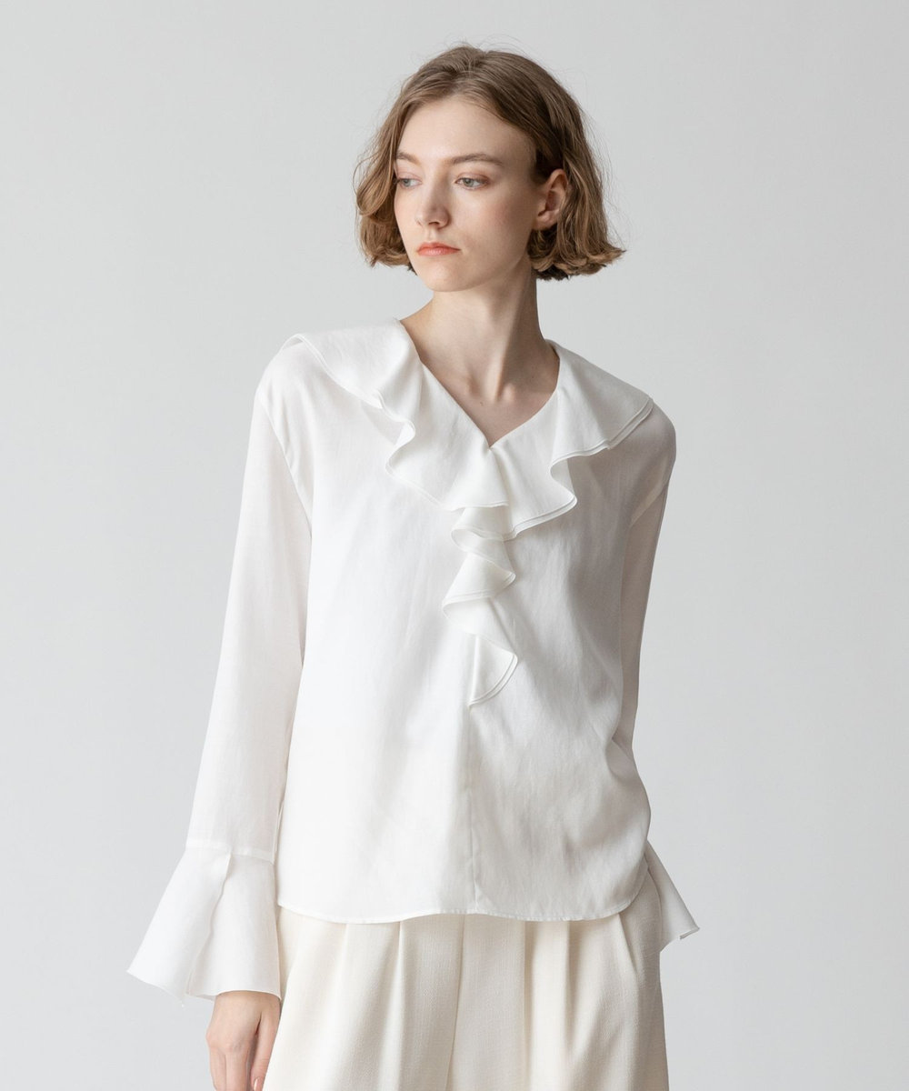 新品 アルアバイル ルルウィルビー♡フリル ブラウス ラッフルフリルブラウス|allureville OFFICIAL SITE / ONLINE SHOP