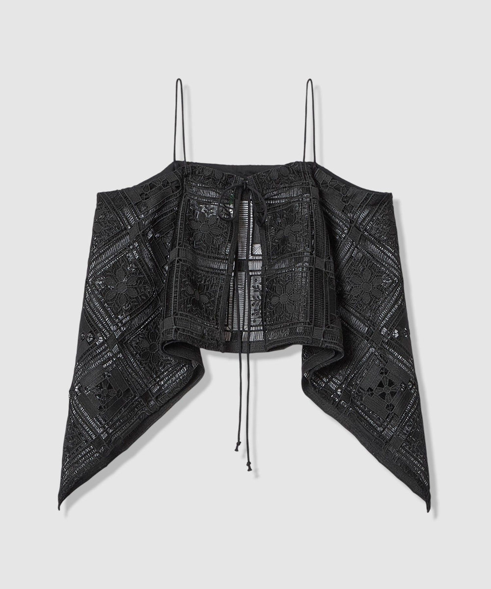 buying 【MATOKA MATOKA(マトカ マトカ)】CAMISOLE BLOUSE ブラック (95)