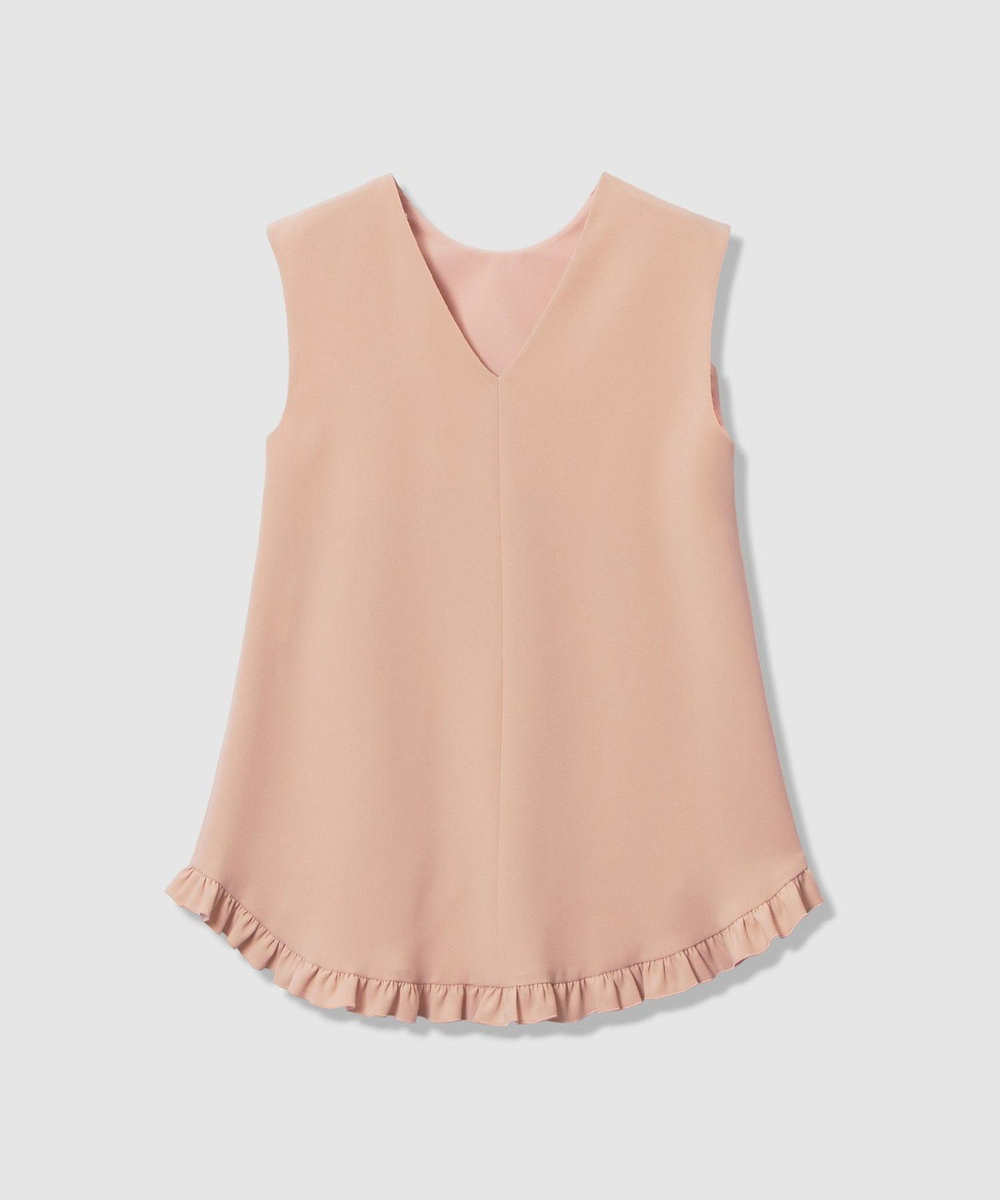 LOULOU WILLOUGHBY 【LOULOU WILLOUGHBY】パールネックレス付きフリルブラウス ピンク (41)