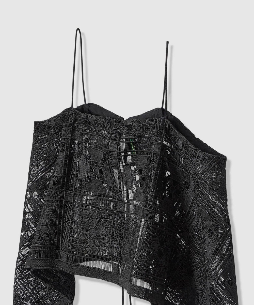 buying 【MATOKA MATOKA(マトカ マトカ)】CAMISOLE BLOUSE ブラック (95)