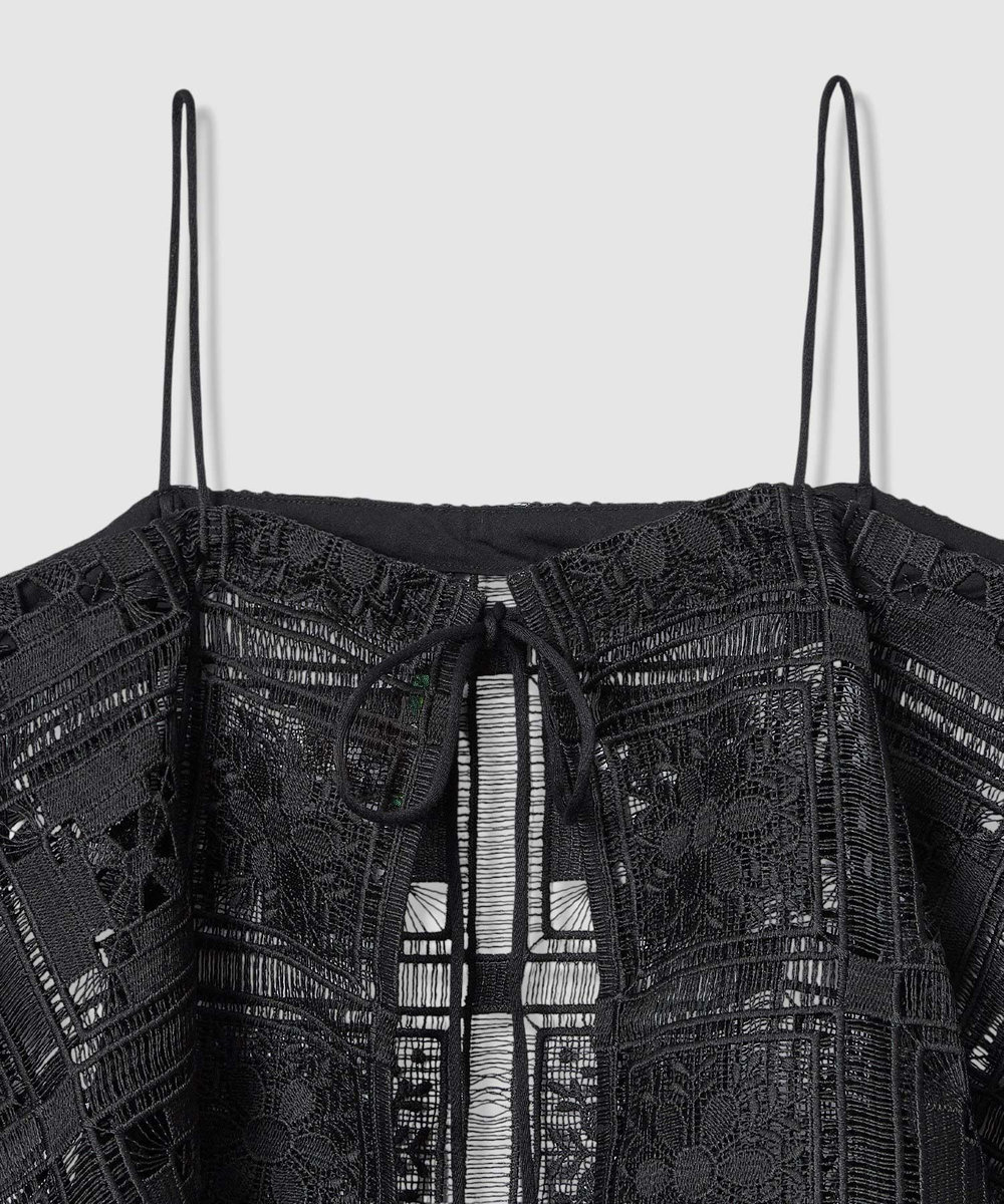 buying 【MATOKA MATOKA(マトカ マトカ)】CAMISOLE BLOUSE ブラック (95)