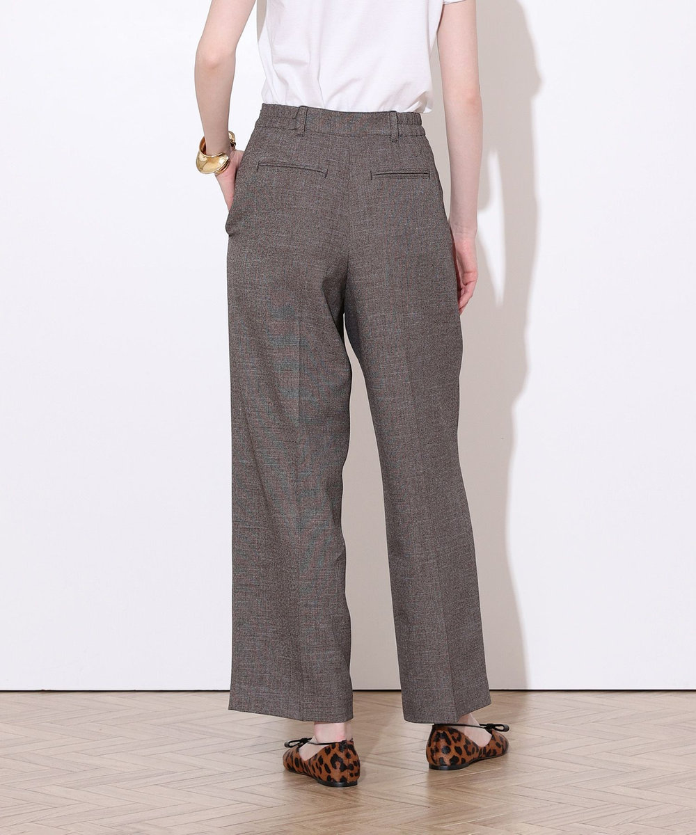 allureville PLUM MIX タックパンツ ブラウン系 (88)