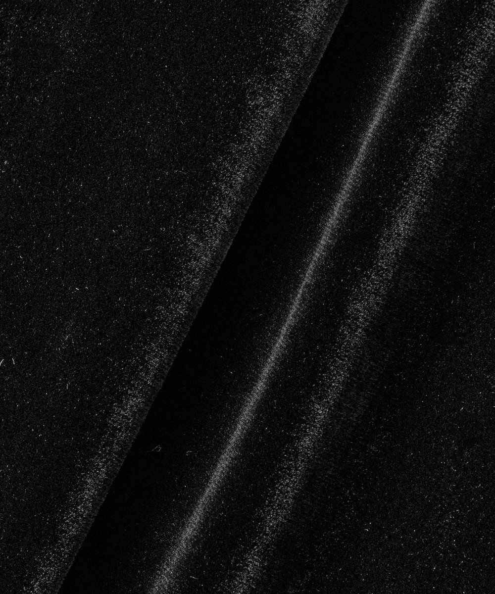 LOULOU WILLOUGHBY 【LOULOU WILLOUGHBY】トリアセベロアパンツ ブラック (95)