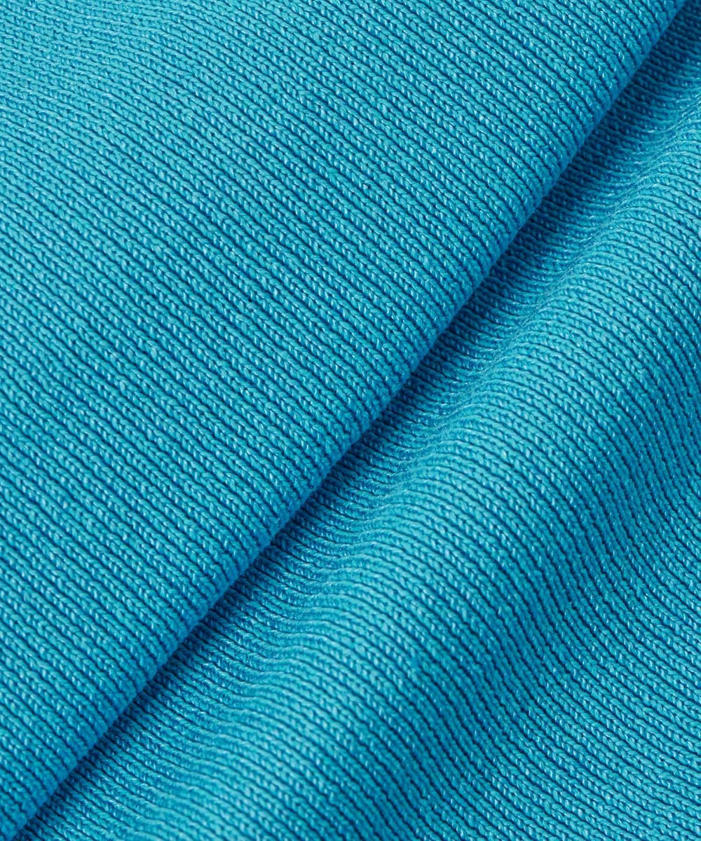 allureville ハイゲージペーパーヤーンフレアスカート ブルー (61)