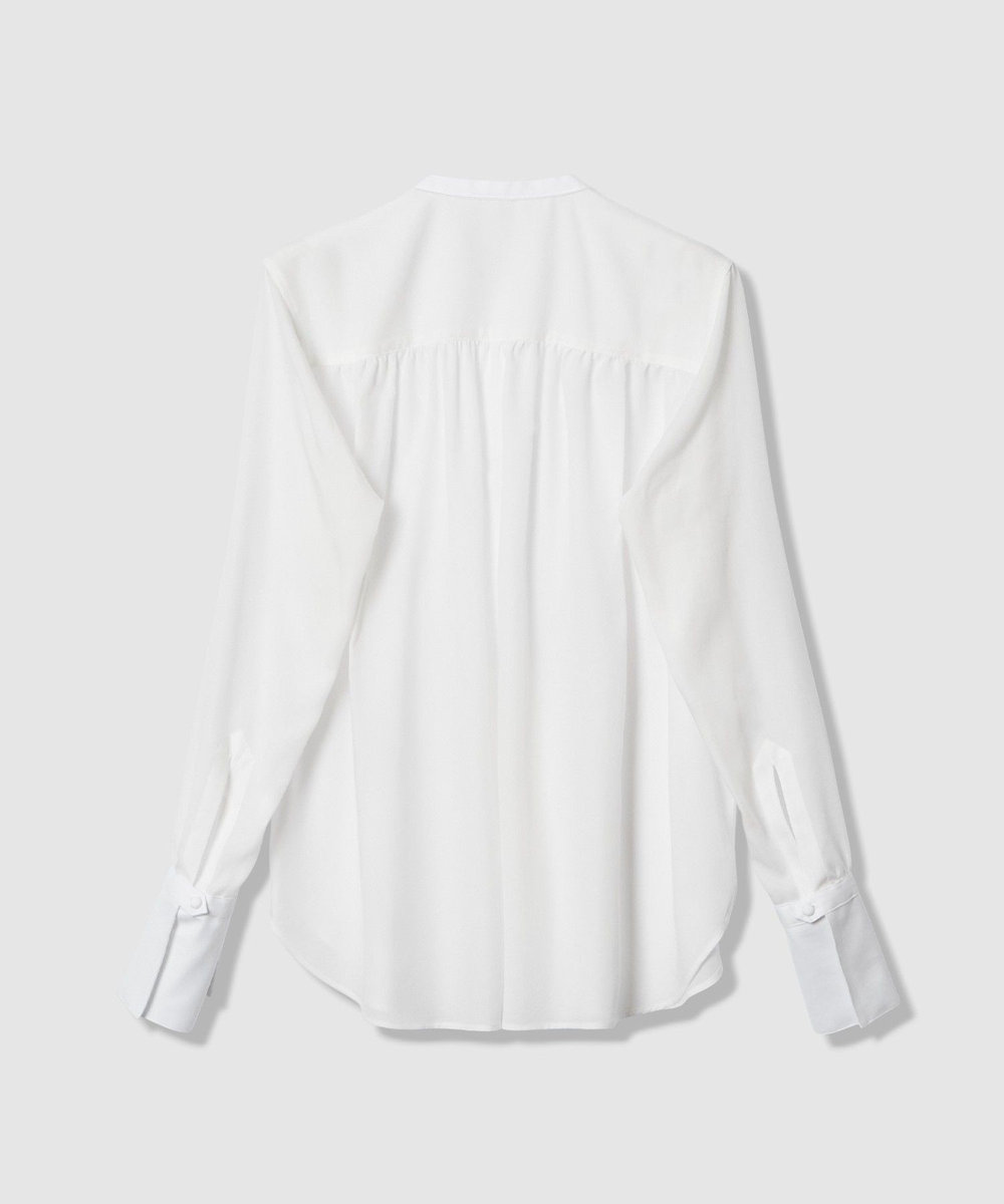 allureville ボイルブザムシャツ ホワイト (01)