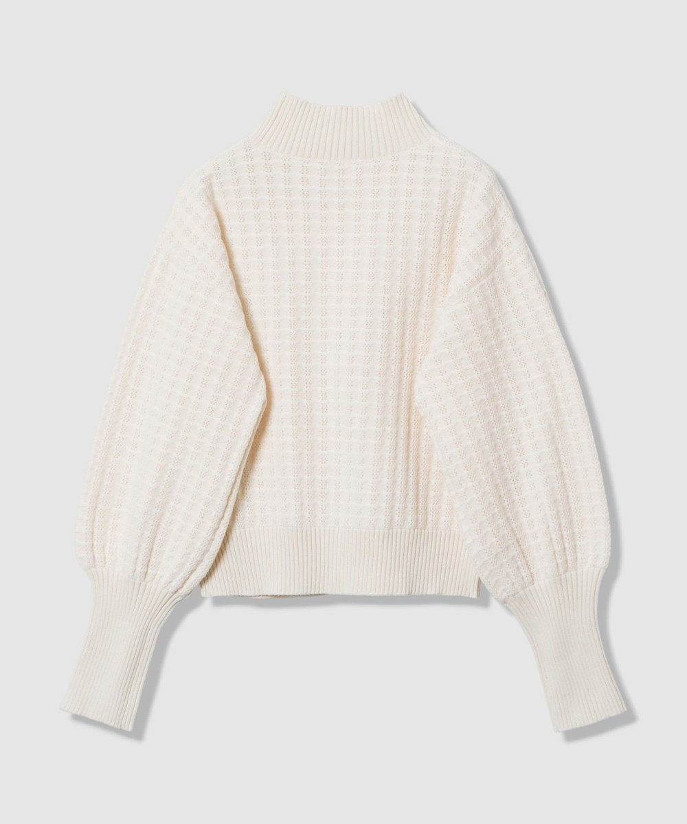 LOULOU WILLOUGHBY 【LOULOU WILLOUGHBY】ロングリブカフスモールプルオーバー アイボリー (04)