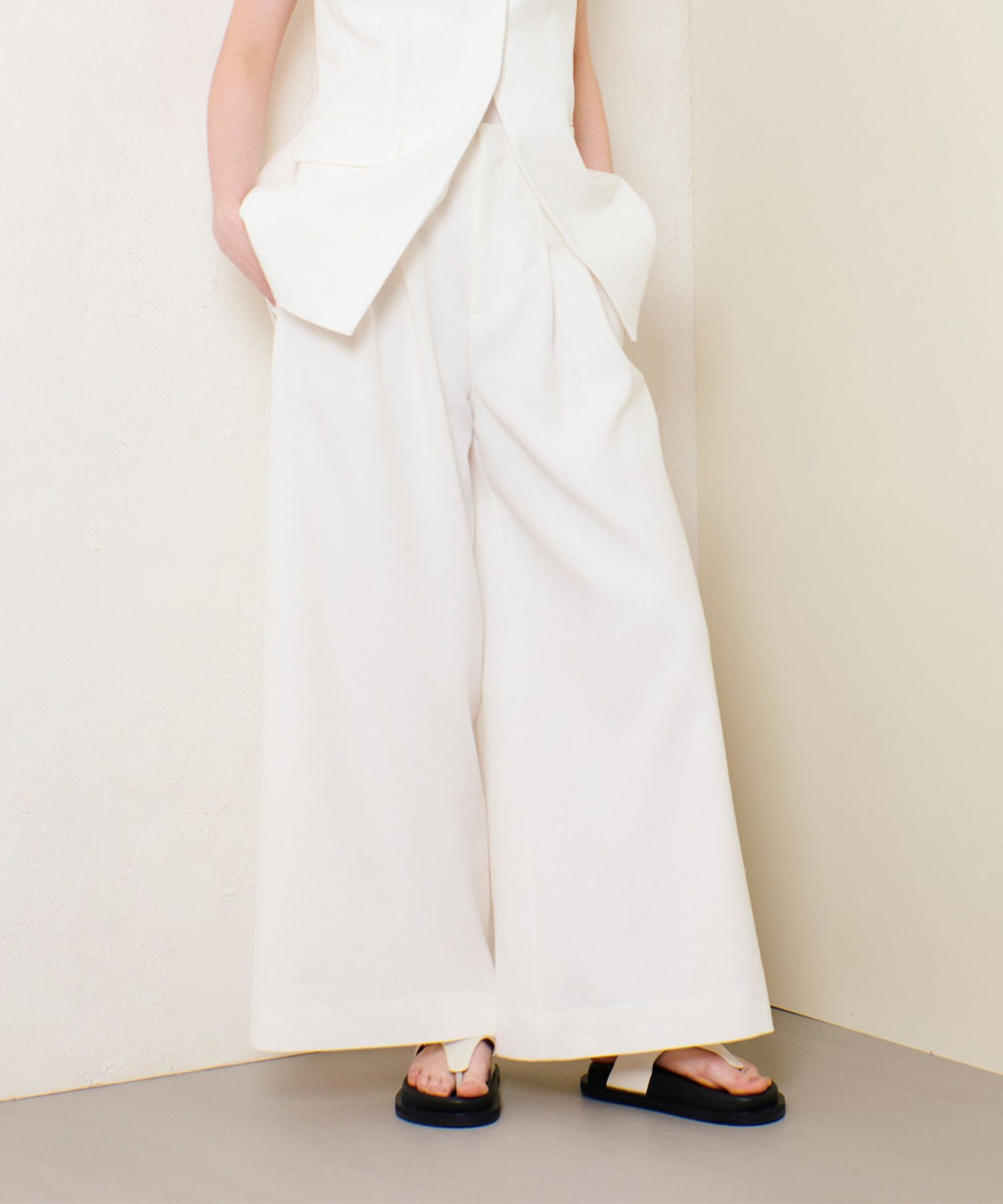 リネン混ワイドパンツ|allureville OFFICIAL SITE / ONLINE SHOP