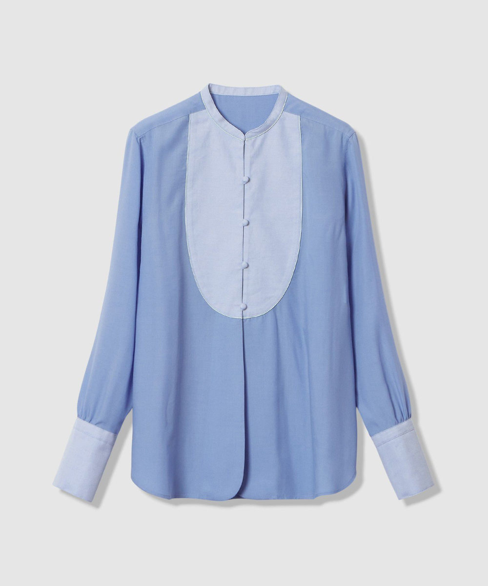 allureville ボイルブザムシャツ サックス (63)