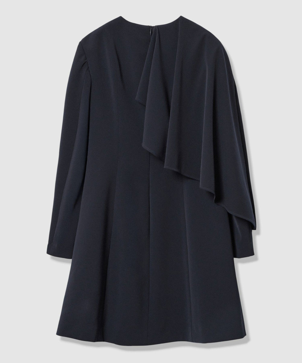 LOULOU WILLOUGHBY 【LOULOU WILLOUGHBY】2WAYケープワンピース ネイビー (65)