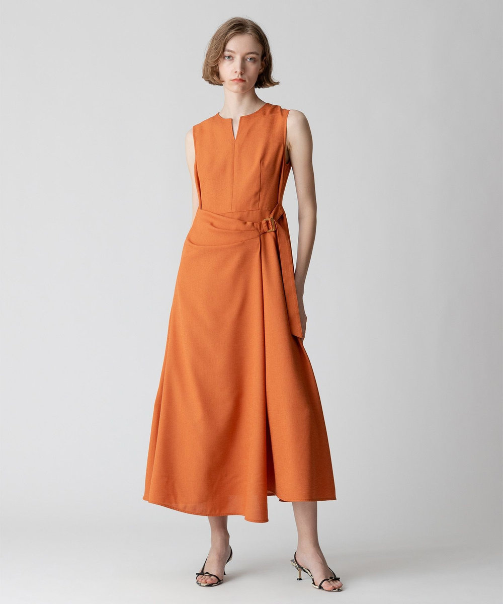 リネンライクオックスラップワンピース|allureville OFFICIAL SITE