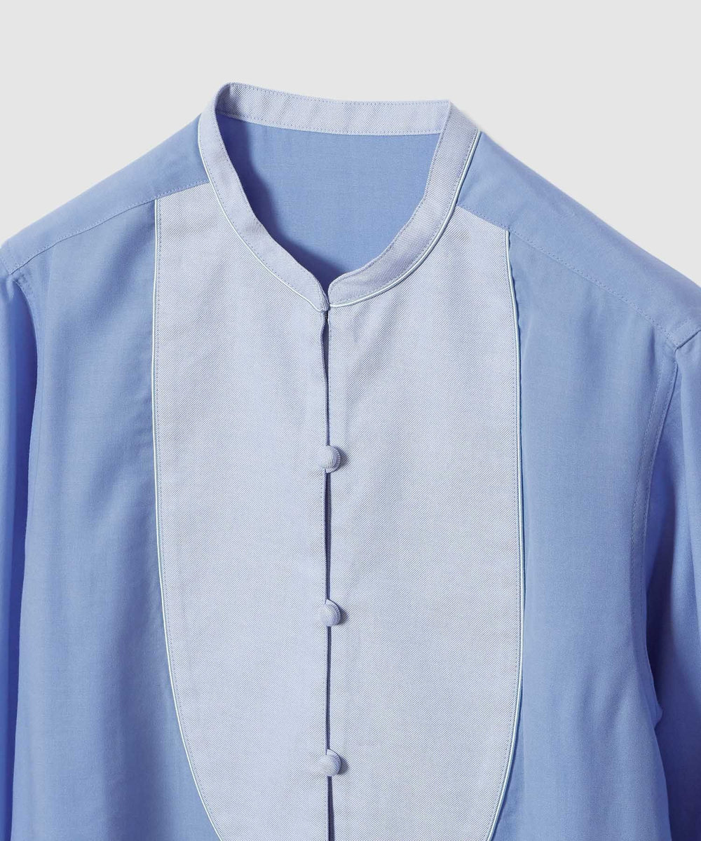 allureville ボイルブザムシャツ サックス (63)