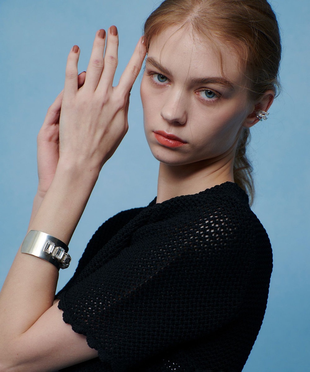 buying 【PERRINE TAVERNITI(ペリーヌ タヴェルニティ)】APOLLINE CUFF シルバー系 (89)