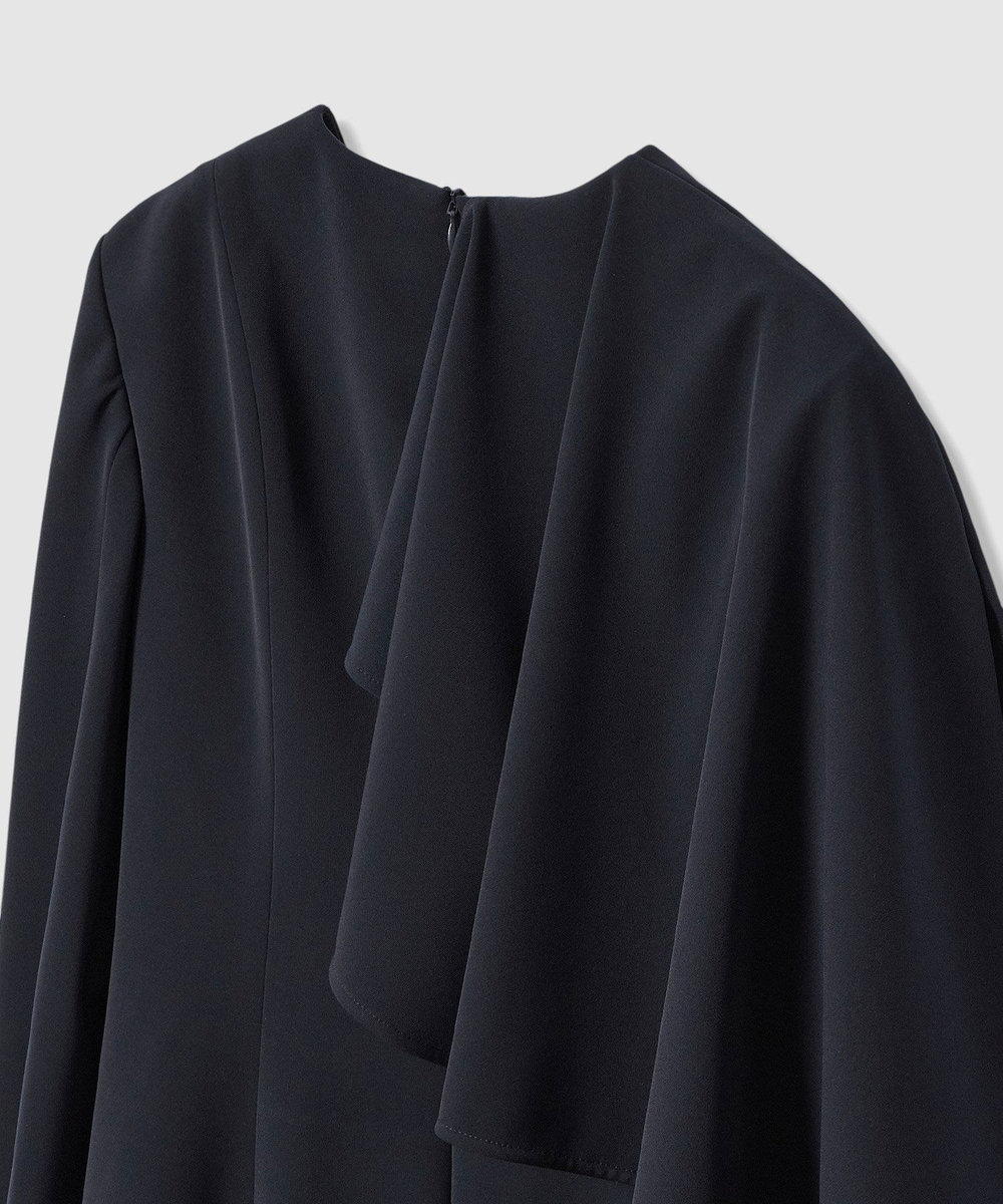 LOULOU WILLOUGHBY 【LOULOU WILLOUGHBY】2WAYケープワンピース ネイビー (65)