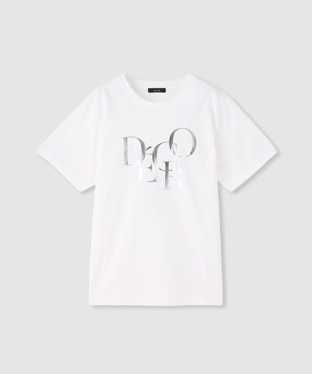allureville ◇DECOR 箔ロゴT シルバー (90)