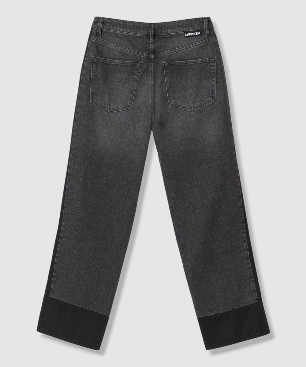 buying 【FRENKEN(フランケン)】MOVE CUT HEM DENIM チャコールグレー (94)