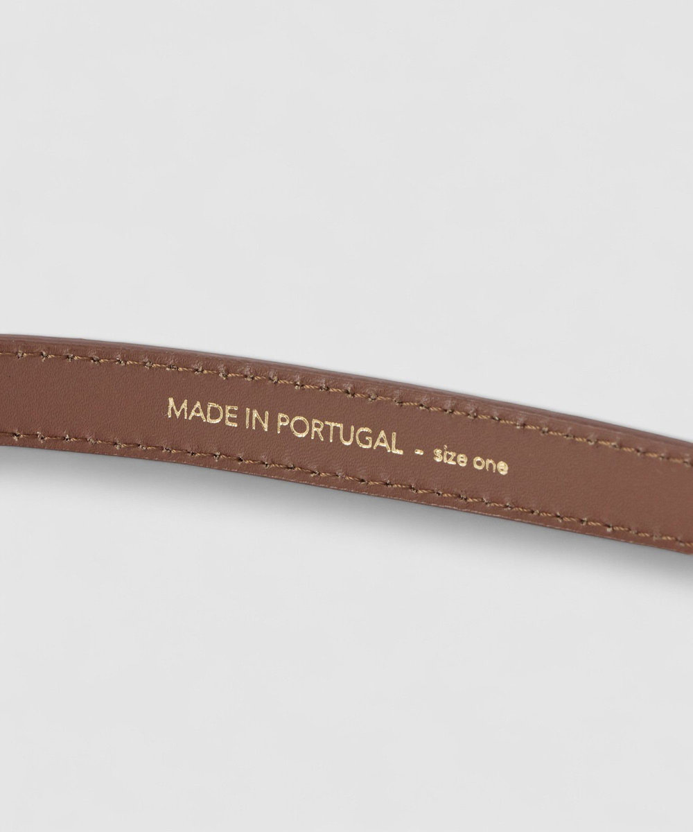 buying 【LIE STUDIO (リエスタジオ)】GEORGIA SLIM BELT ブラウン (81)