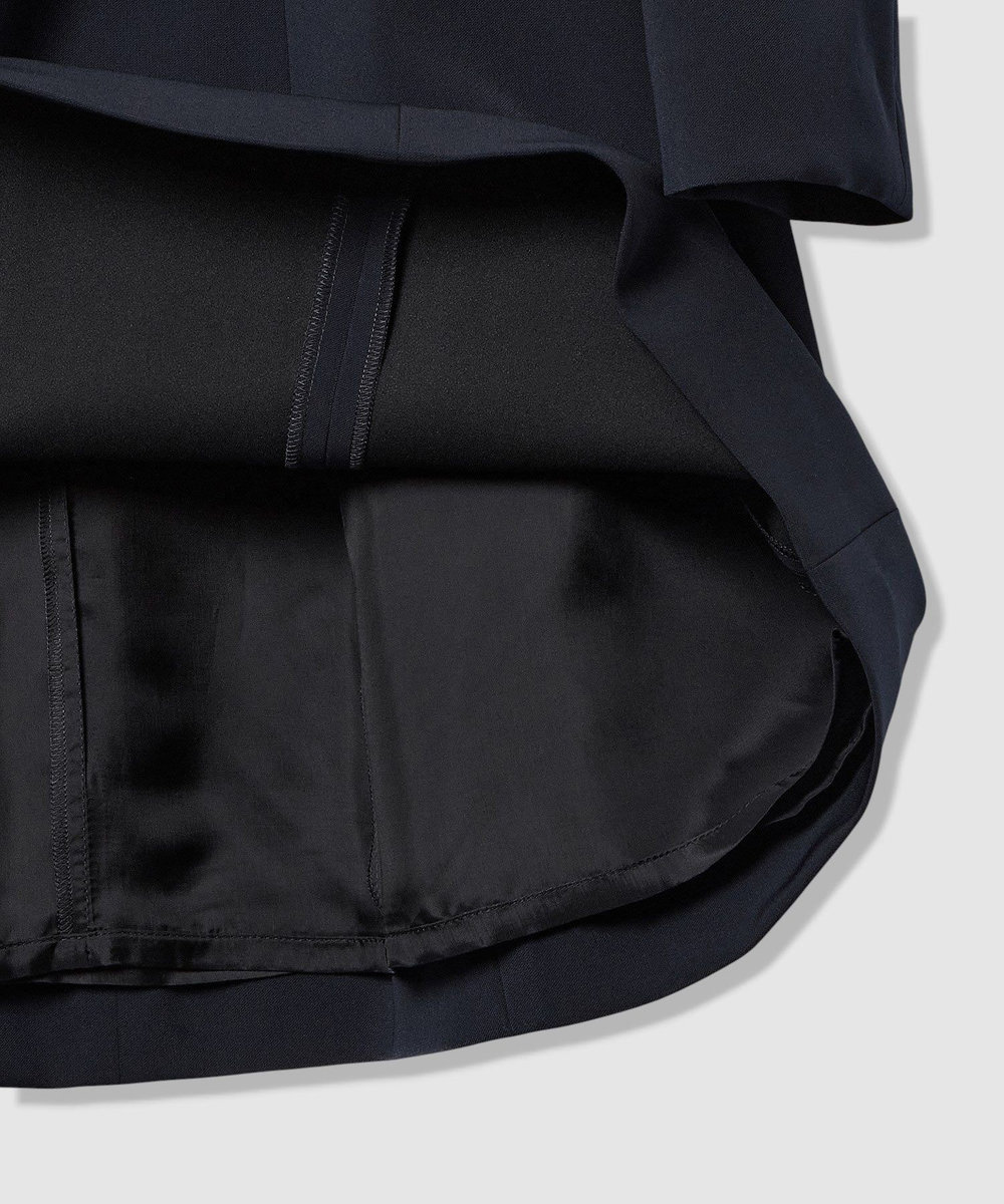 LOULOU WILLOUGHBY 【LOULOU WILLOUGHBY】2WAYケープワンピース ネイビー (65)