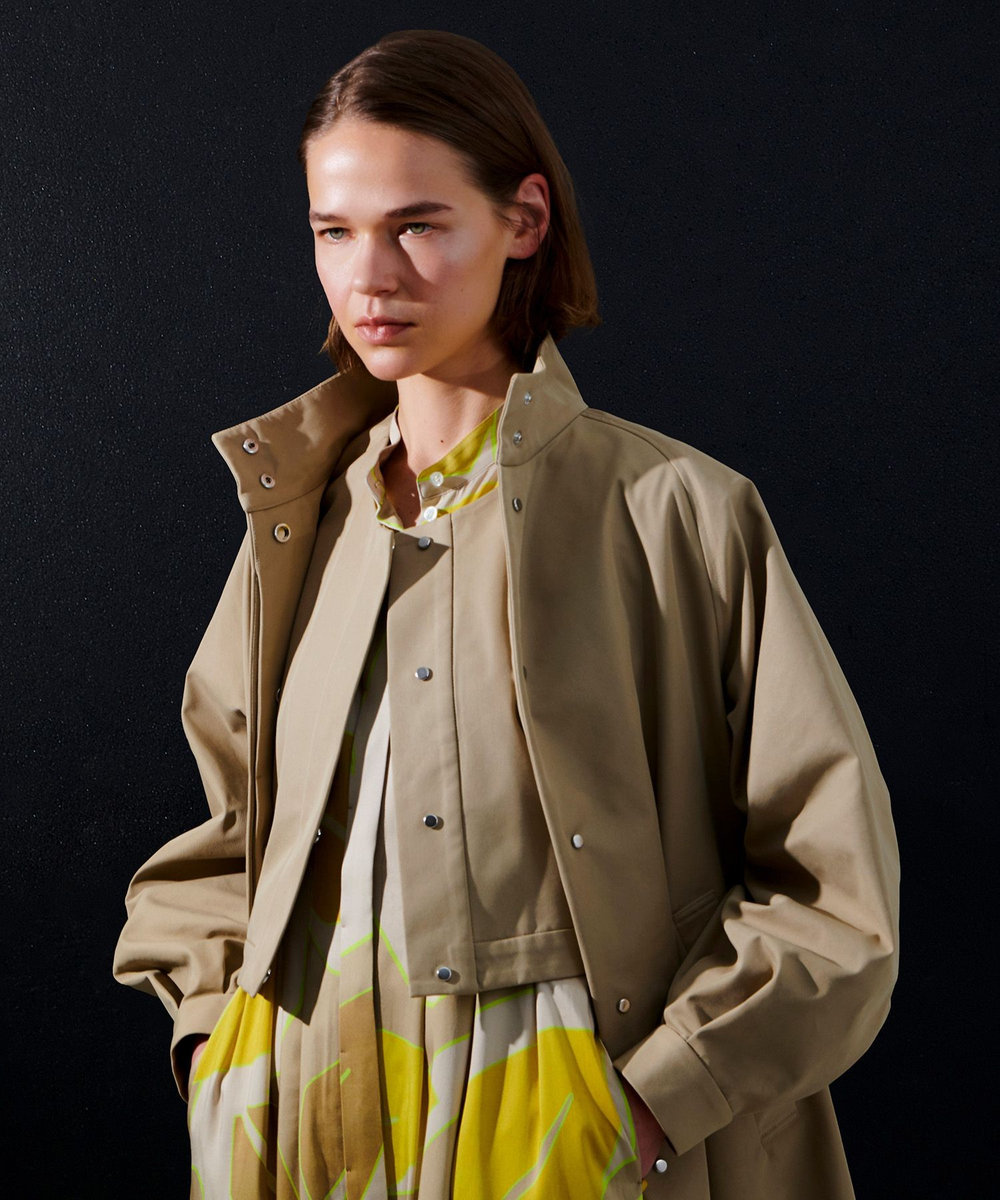allureville 4WAYスタンドロングコート ベージュ (11)