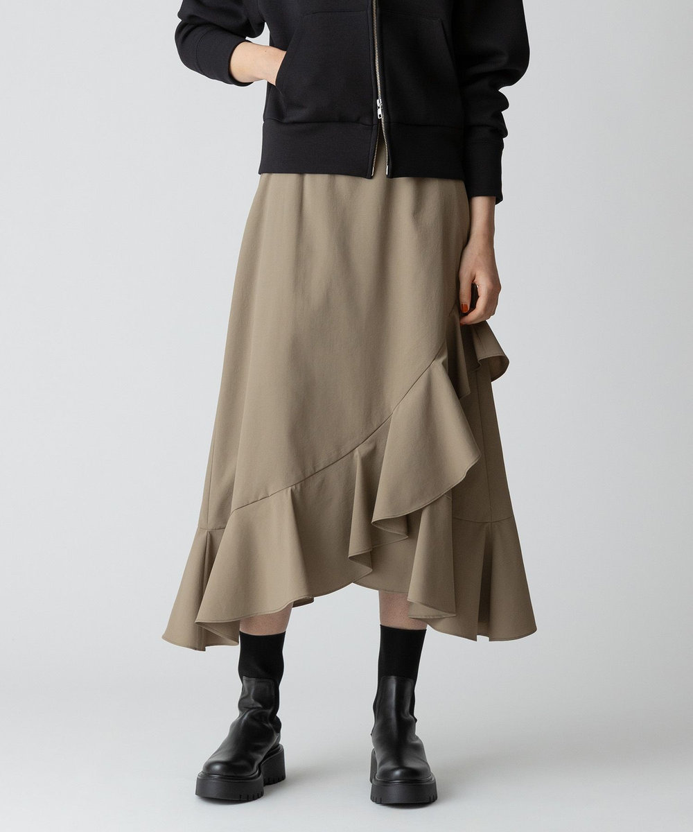 allureville ラッフルズマーメイドスカート カーキ (76)