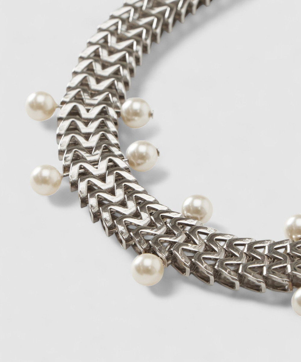 buying 【ZUBELDIA Paris( ズベルディア パリス)】 W CHAIN PEARL シルバー系 (89)