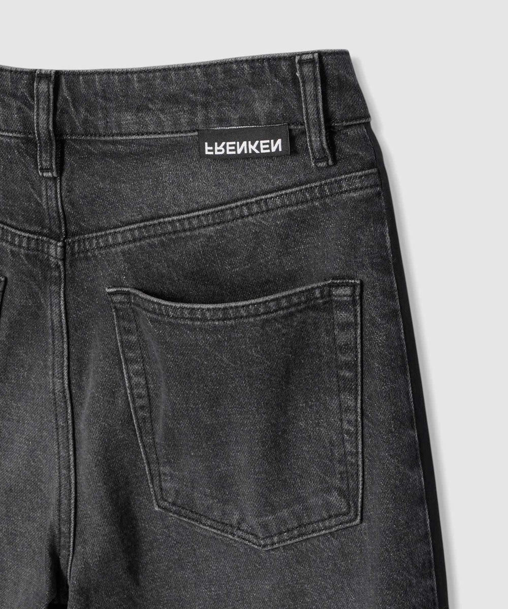 buying 【FRENKEN(フランケン)】MOVE CUT HEM DENIM チャコールグレー (94)