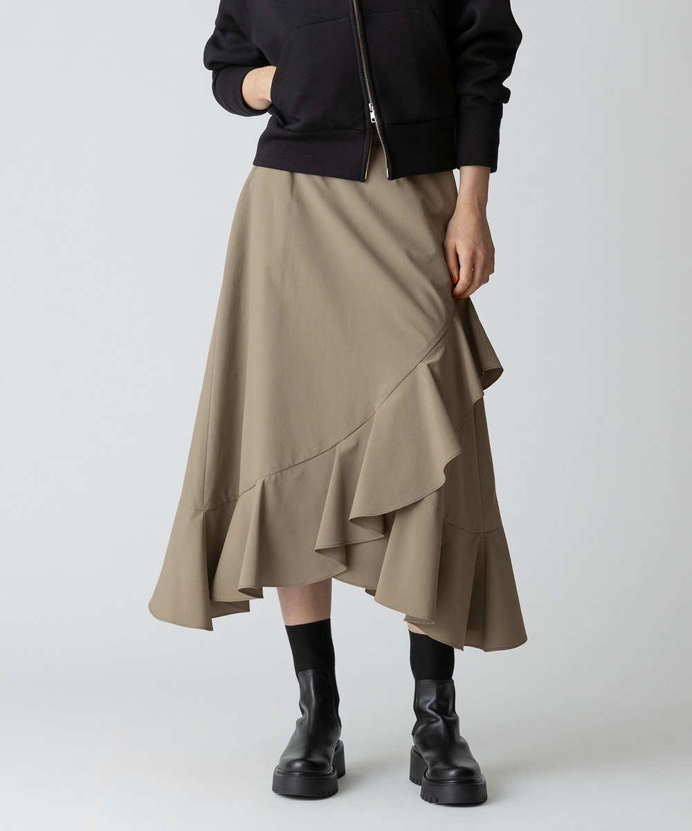 allureville ラッフルズマーメイドスカート カーキ (76)
