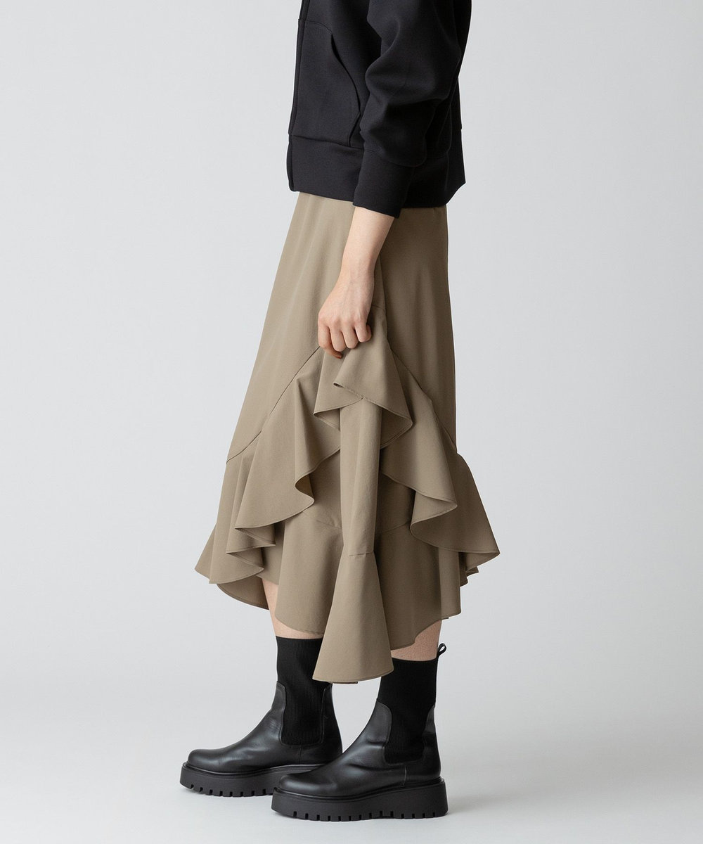 allureville ラッフルズマーメイドスカート カーキ (76)
