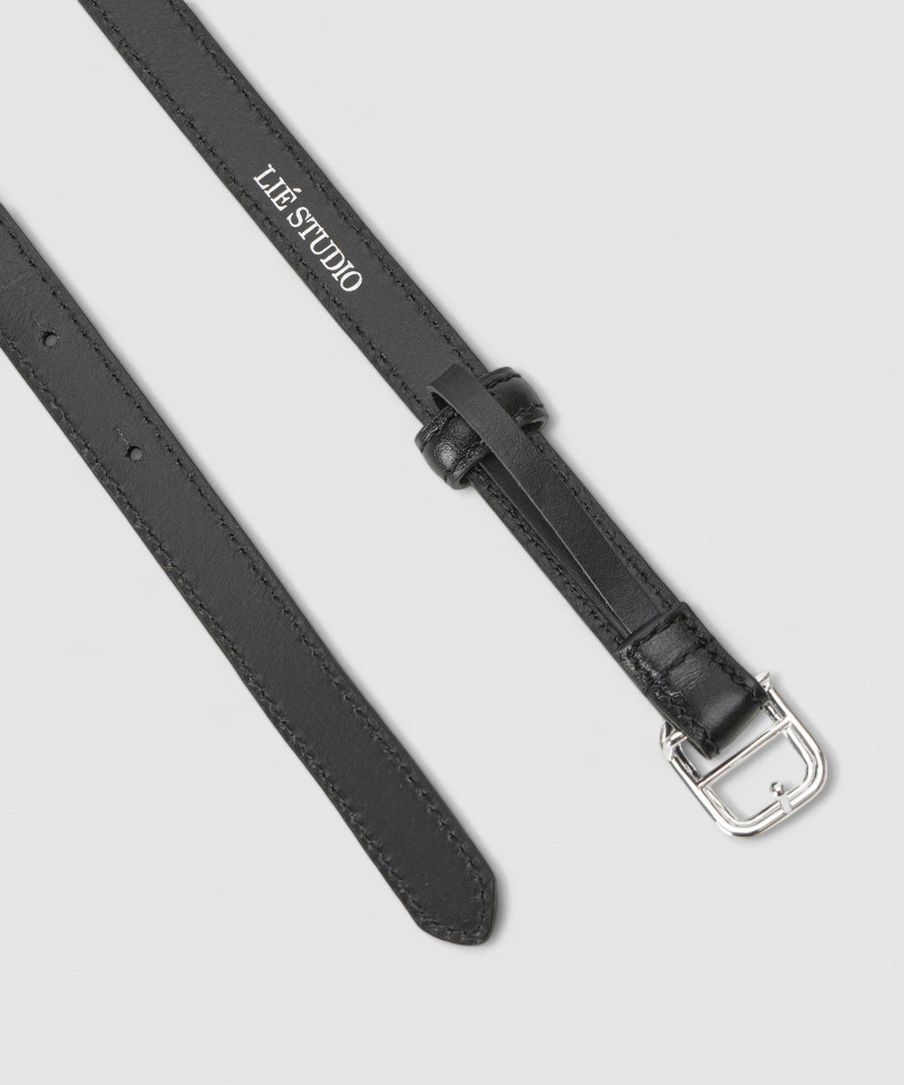 buying 【LIE STUDIO (リエスタジオ)】GEORGIA SLIM BELT ブラック (95)