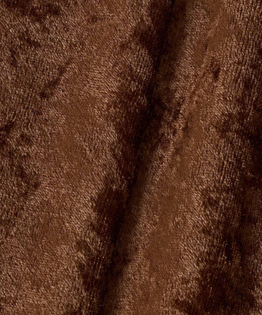 allureville ベロアレースコンビキャミワンピース ブラウン (81)